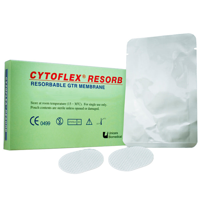 Unicare C03-0101 CYTOFLEX RESORB GTR Resorbable Membrane 30mm x 40mm 1/Pk Unicare C03-0101 CYTOFLEX RESORB GTR Resorbable Membrane 30mm x 40mm 1/Pk
